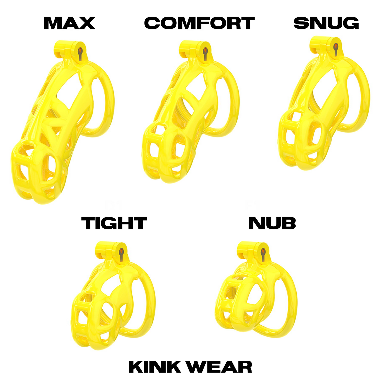 Chastity Cage WS Yellow