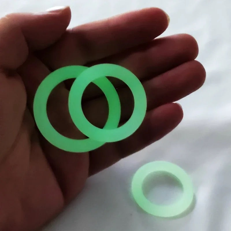 Anillo para el pene (brilla en la oscuridad)