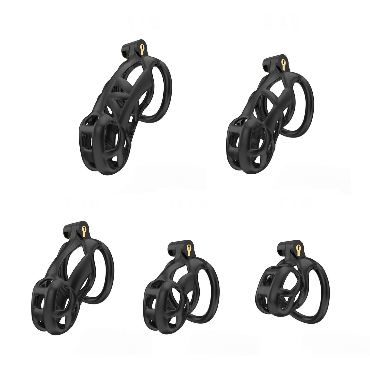 Jaula de castidad COMFORT Cobra (negro)