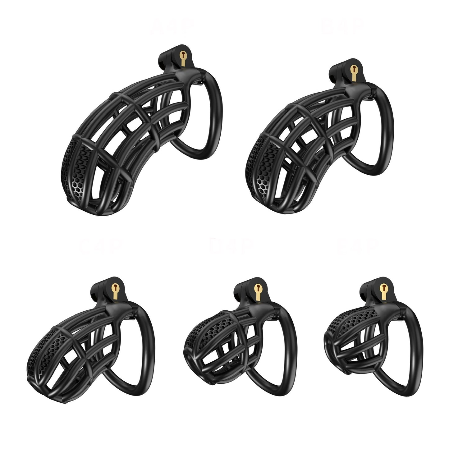 Jaula de Castidad COMFORT (Negro)