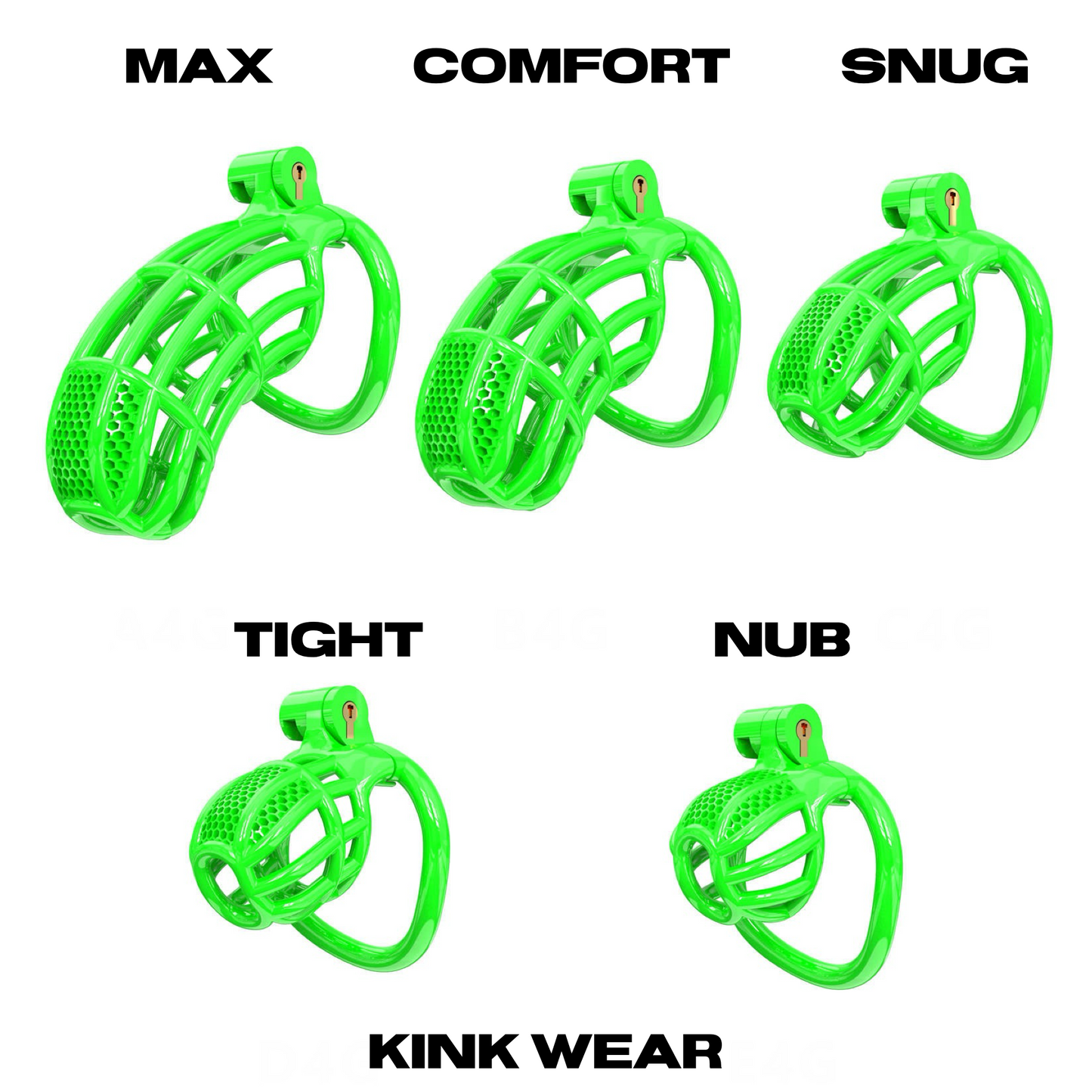 Jaula de Castidad COMFORT (Negro)