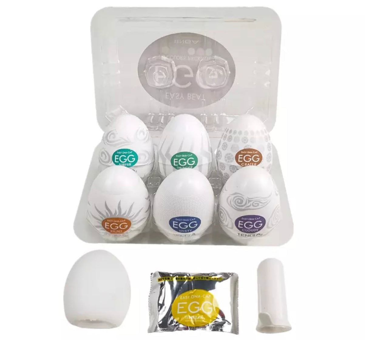 TENGA Masturbation Eggs (Easy Beat) KINK WEAR TENGA Masturbation Eggs (Easy Beat) KINK WEAR