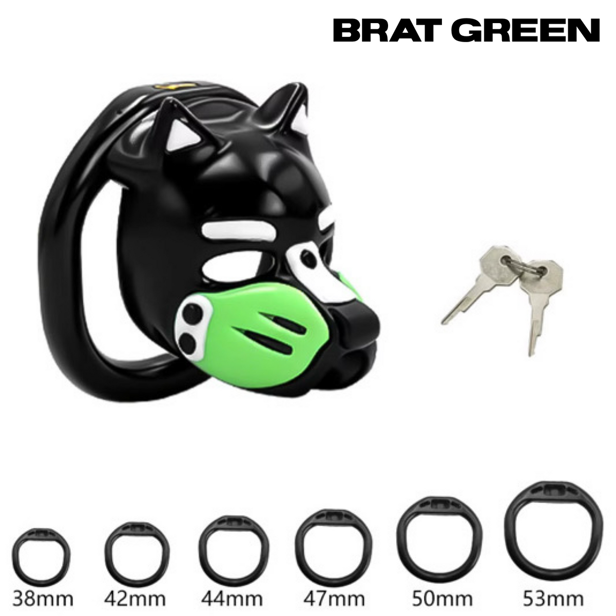 Pup Hood Chastity Cage