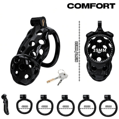Jaula de Castidad COMFORT (Negro)