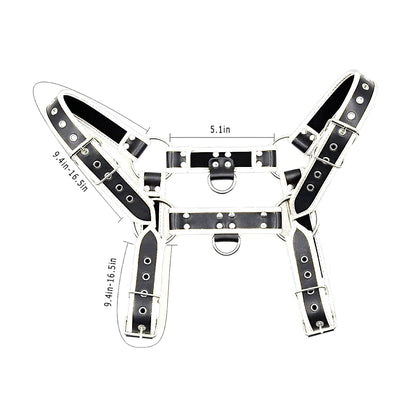 ARNÉS BULLDOG (PIEL VEGANA) 