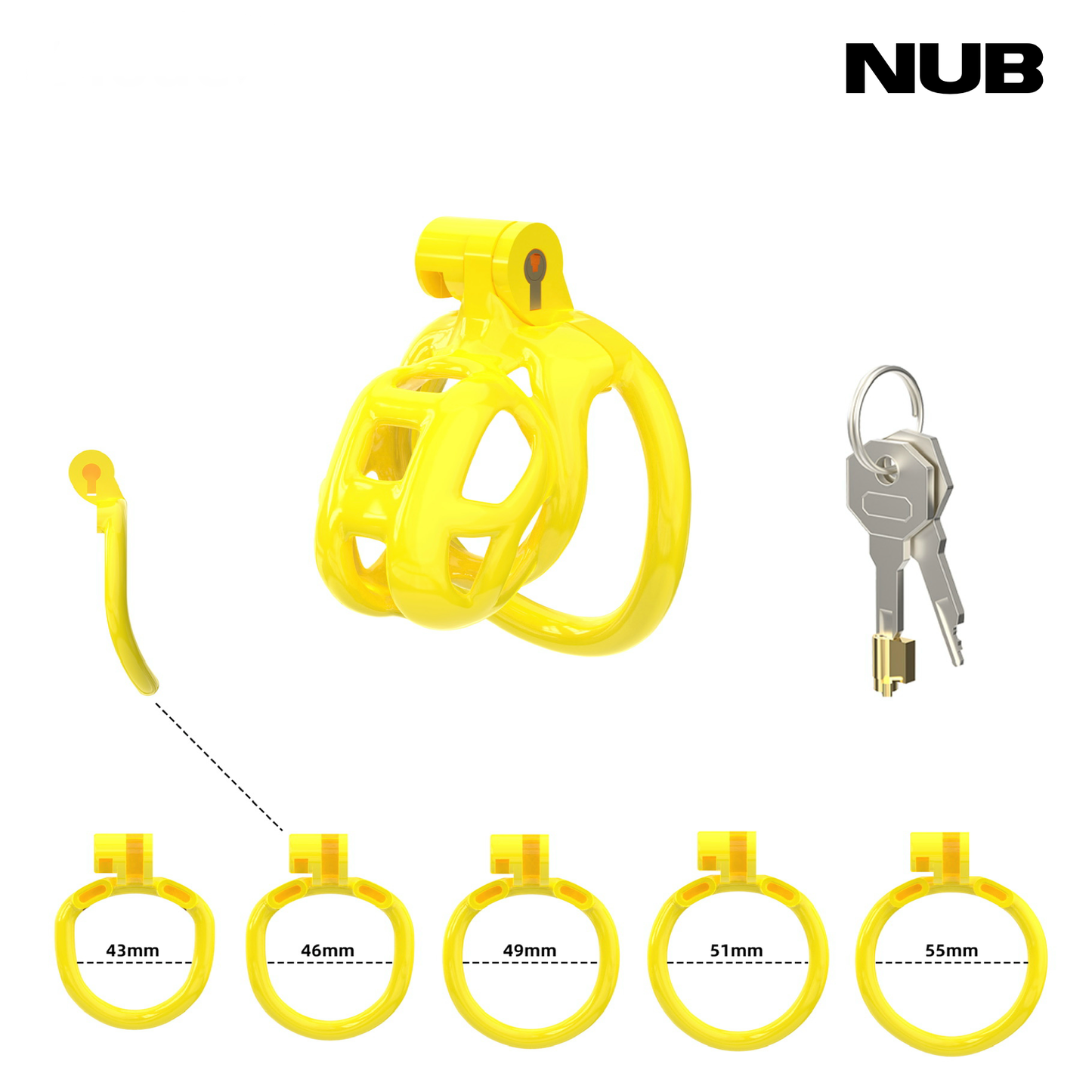Chastity Cage WS Yellow
