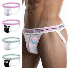 PUMP! White Candy Mesh Jockstraps