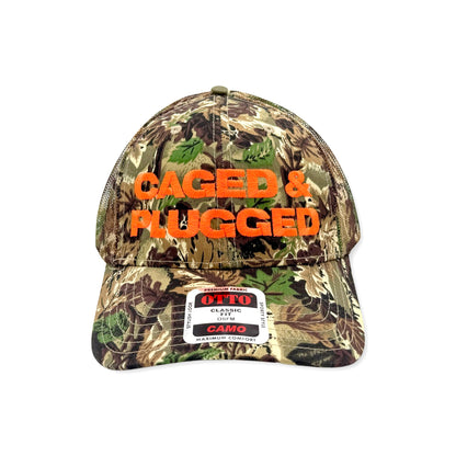 Camo Trucker Mesh Cap - Caged & Plugged