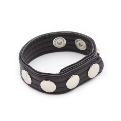 Faux Leather Adjustable Cock Ring