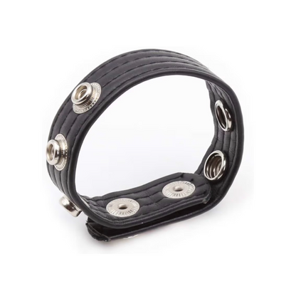 Faux Leather Adjustable Cock Ring