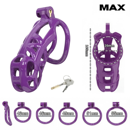 Chastity Cage Eggplant Purple
