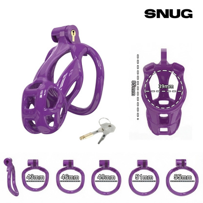 Chastity Cage Eggplant Purple