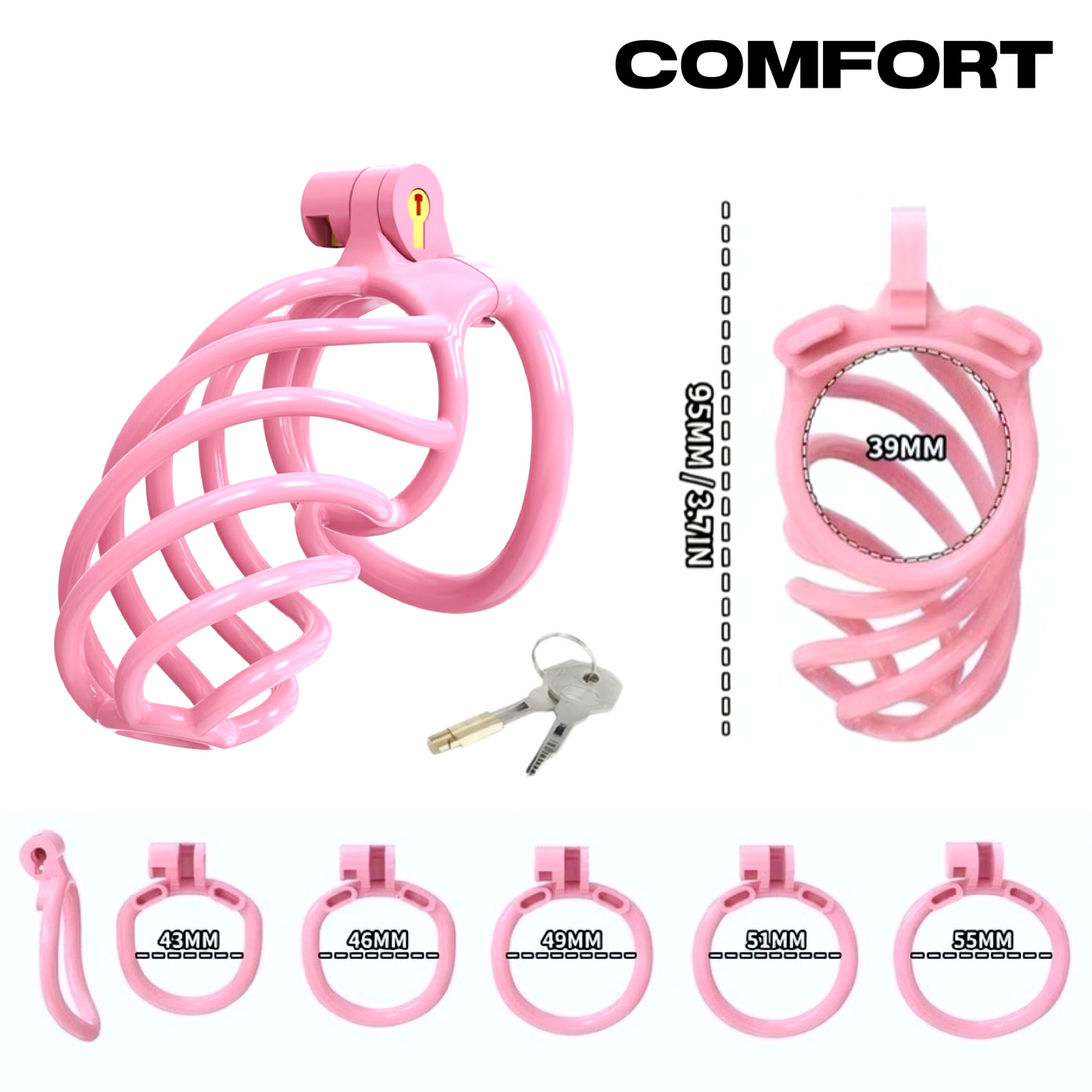 Twist Chastity Cage