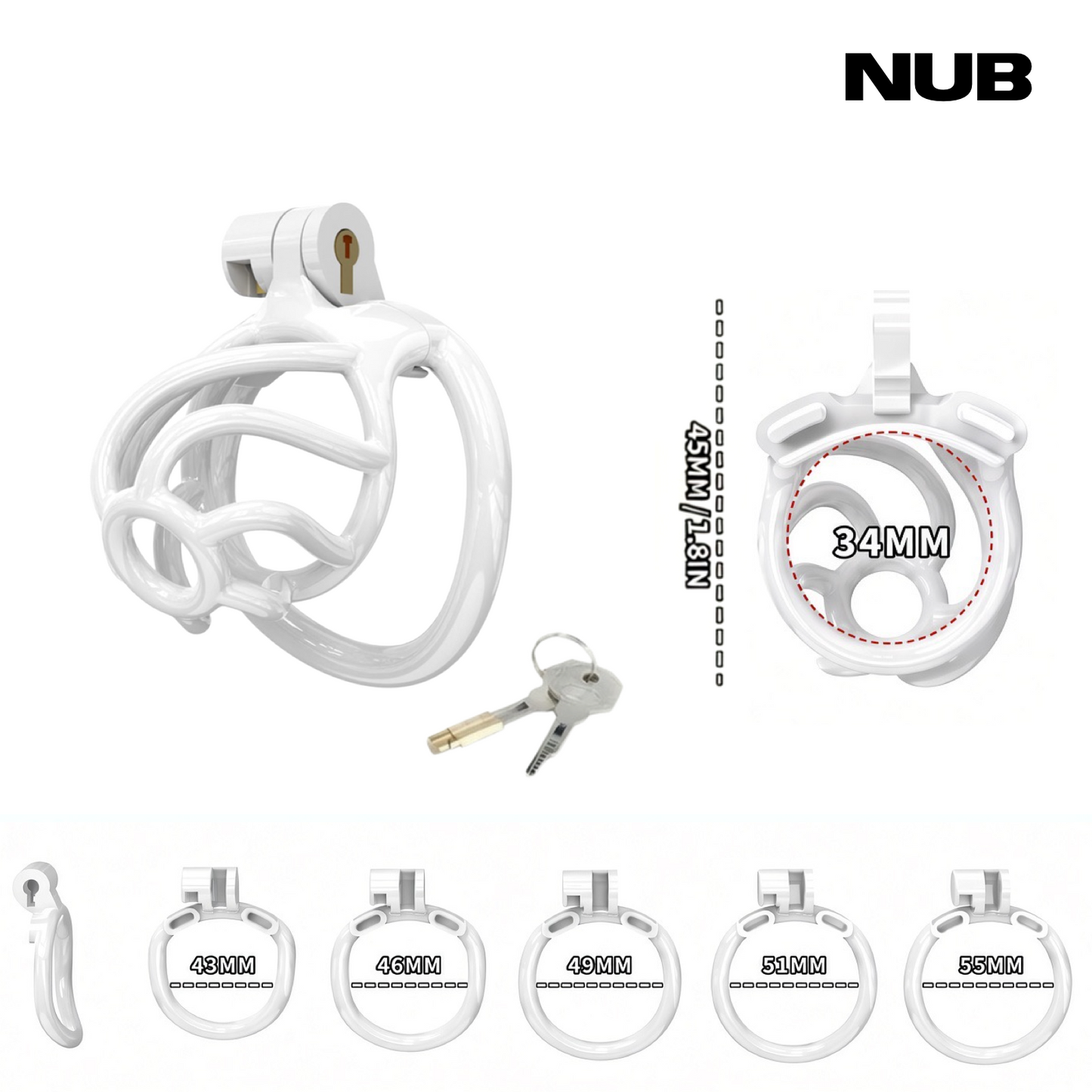Twist Chastity Cage