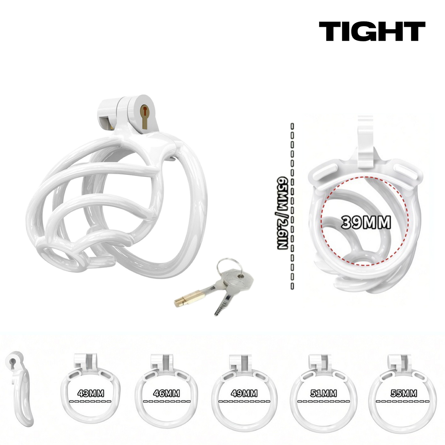 Twist Chastity Cage