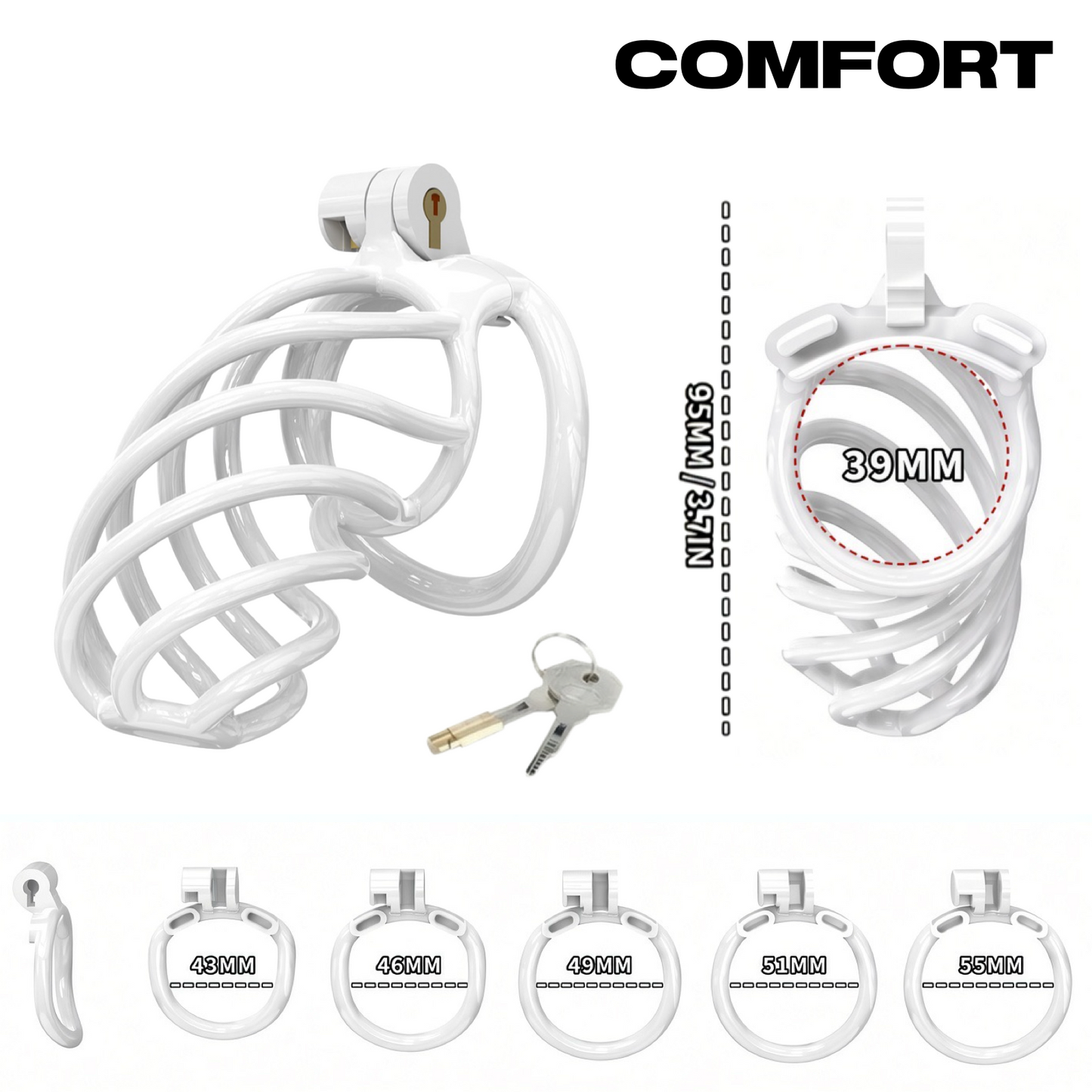 Twist Chastity Cage