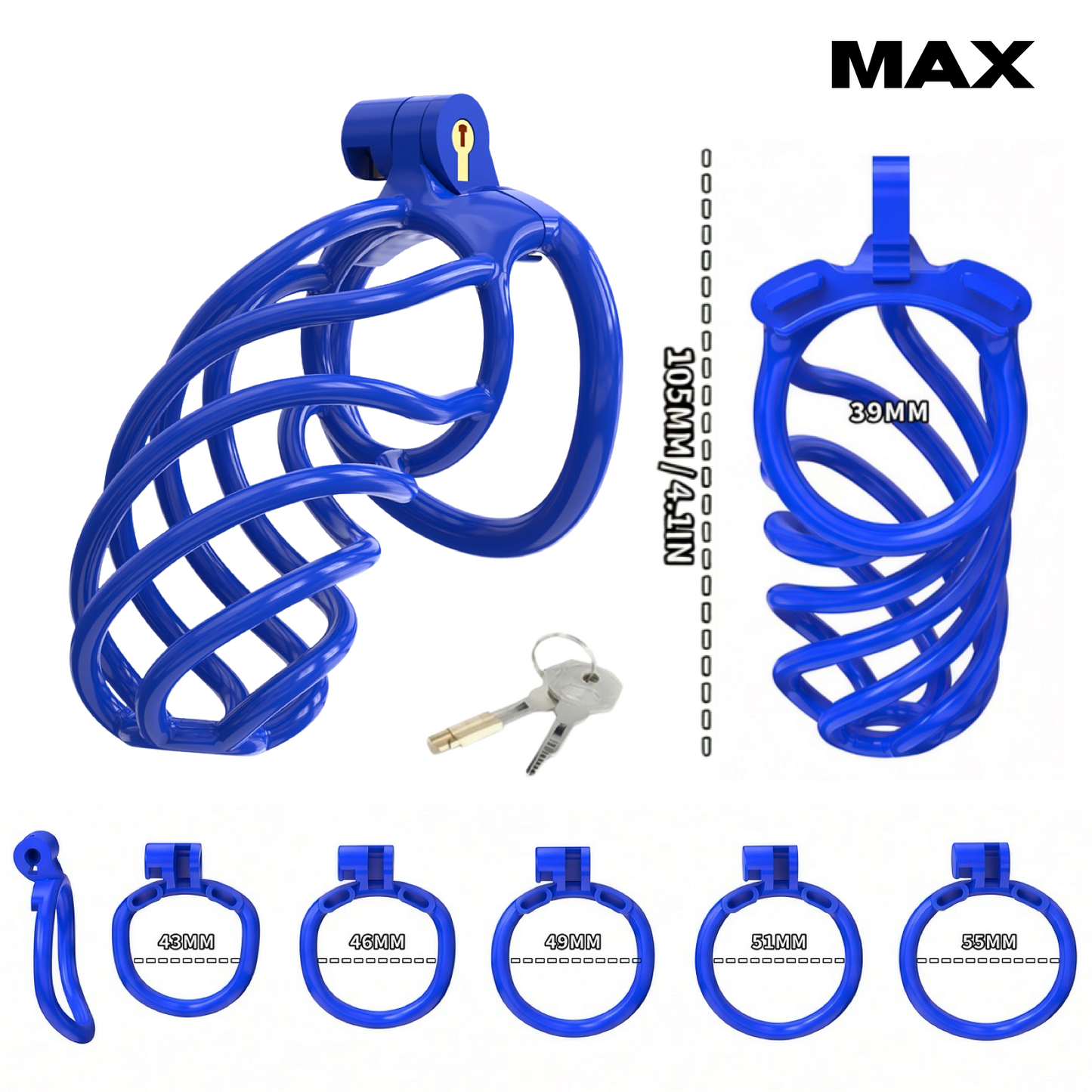 Twist Chastity Cage