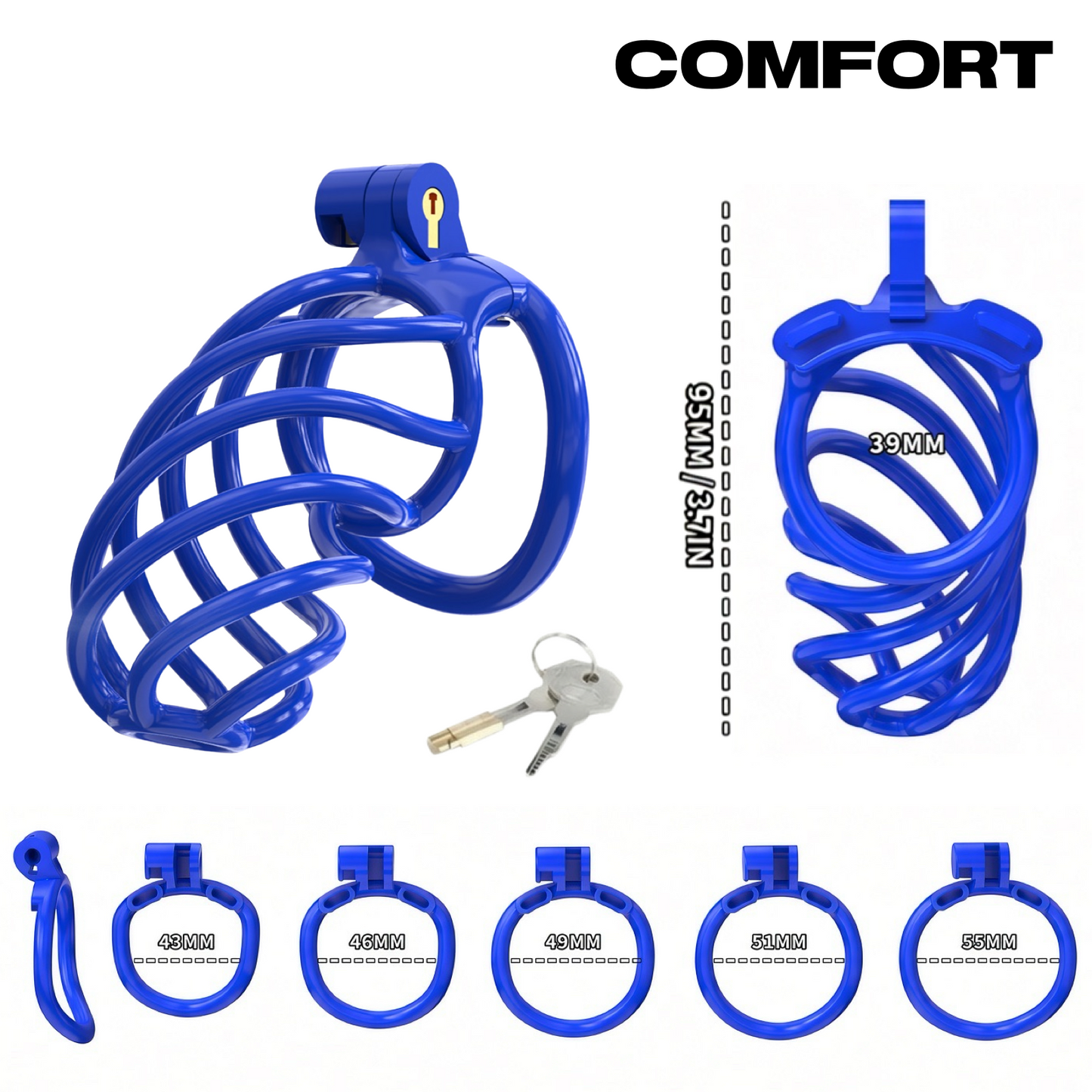 Twist Chastity Cage