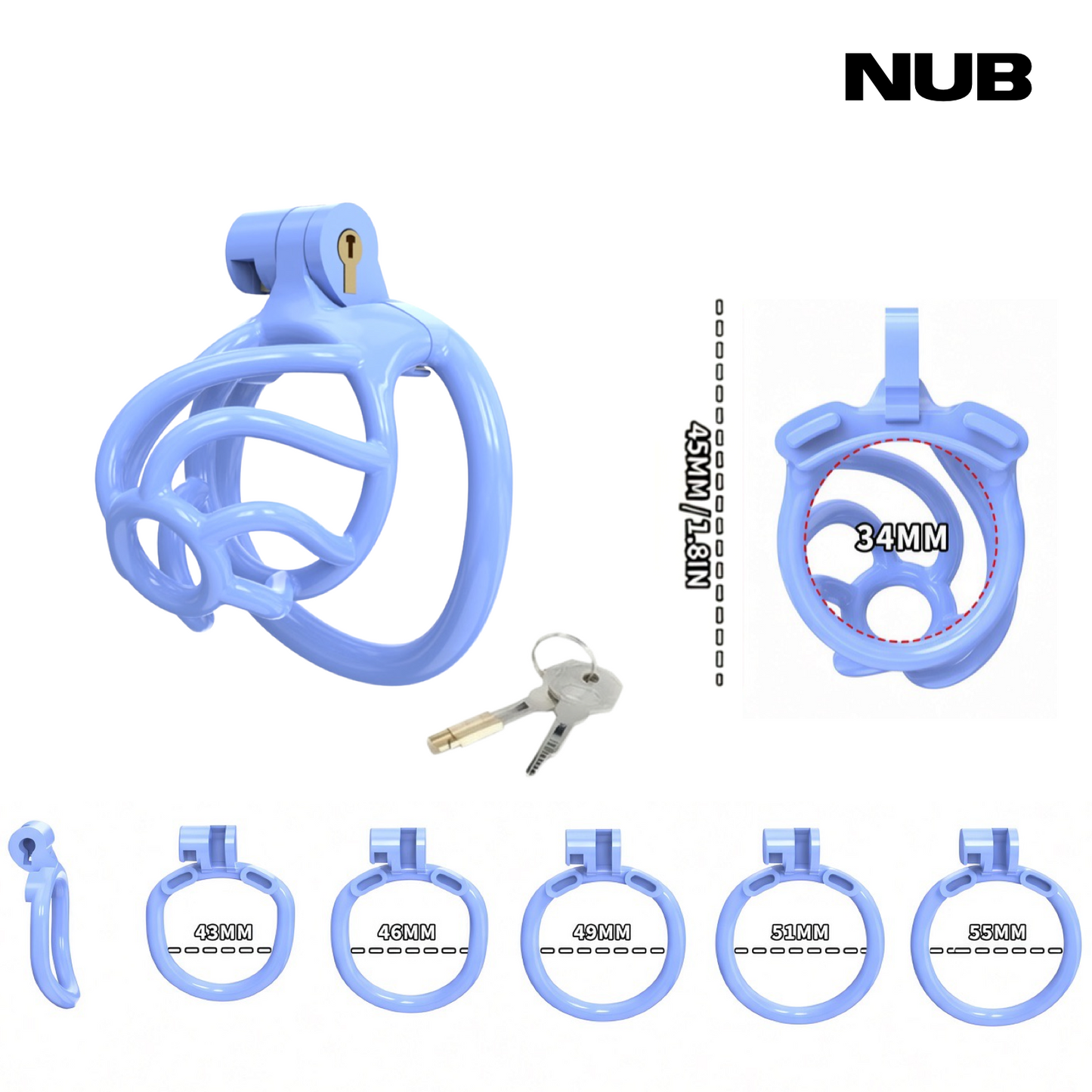 Twist Chastity Cage