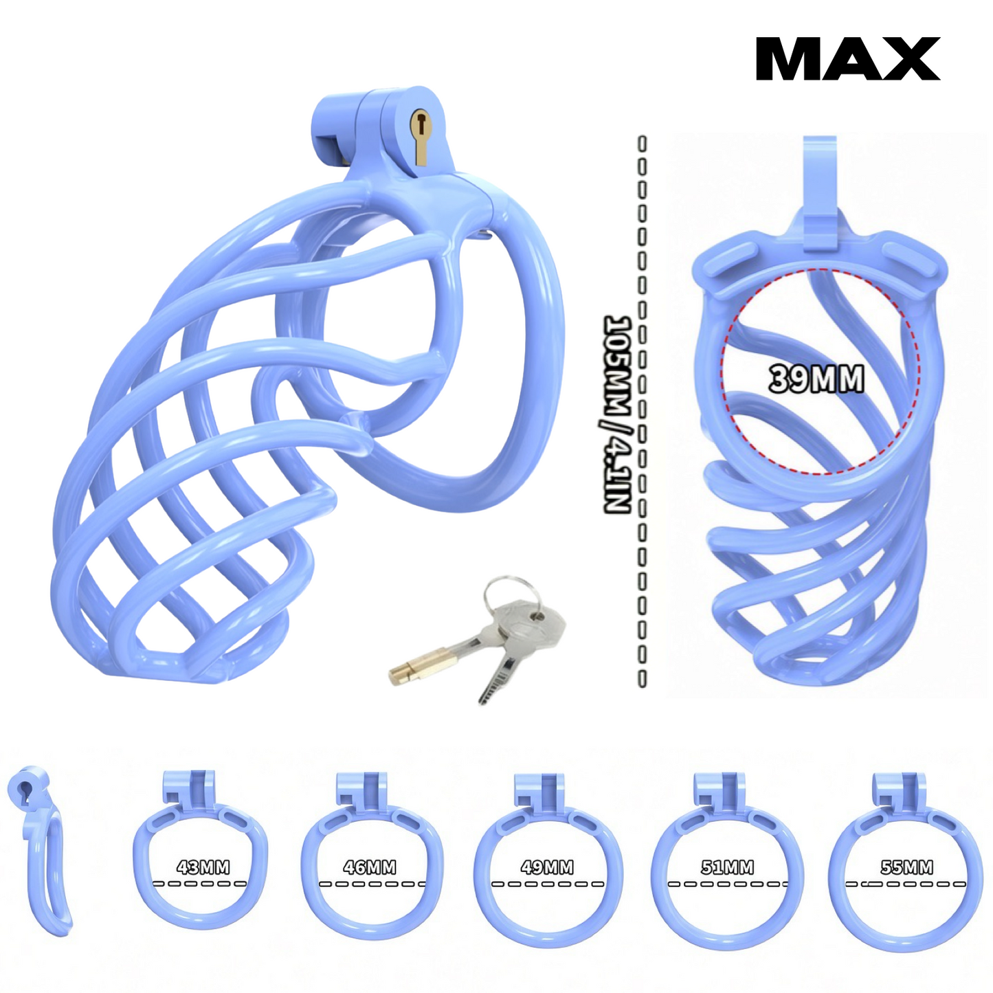 Twist Chastity Cage