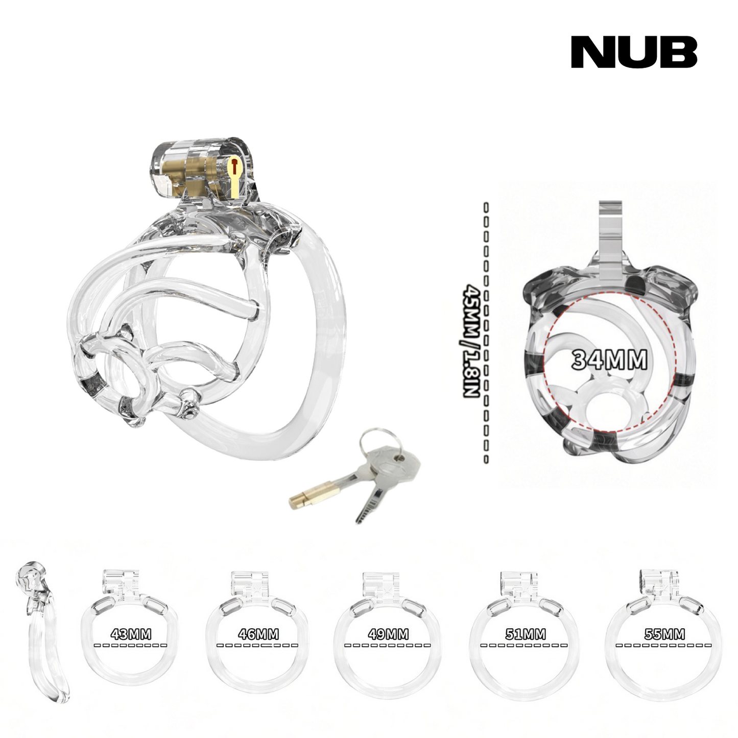 Twist Chastity Cage