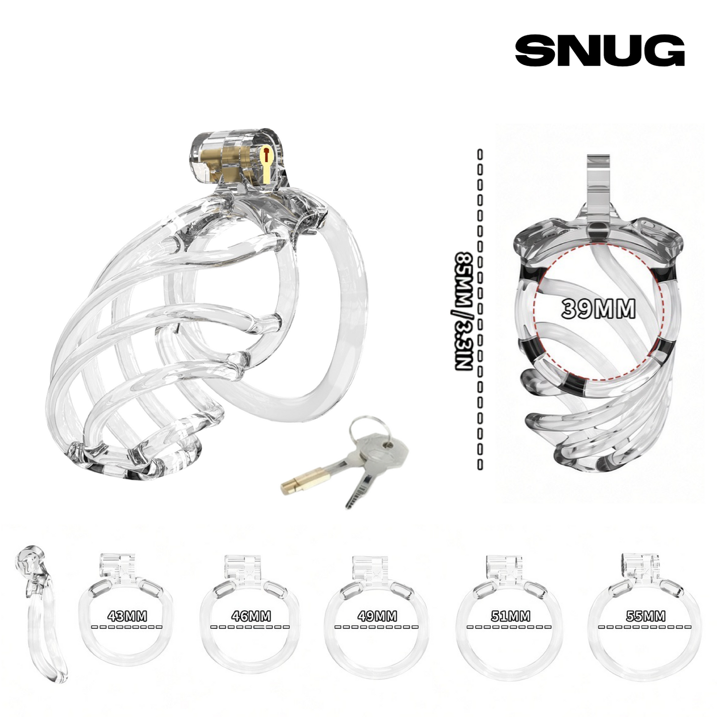 Twist Chastity Cage
