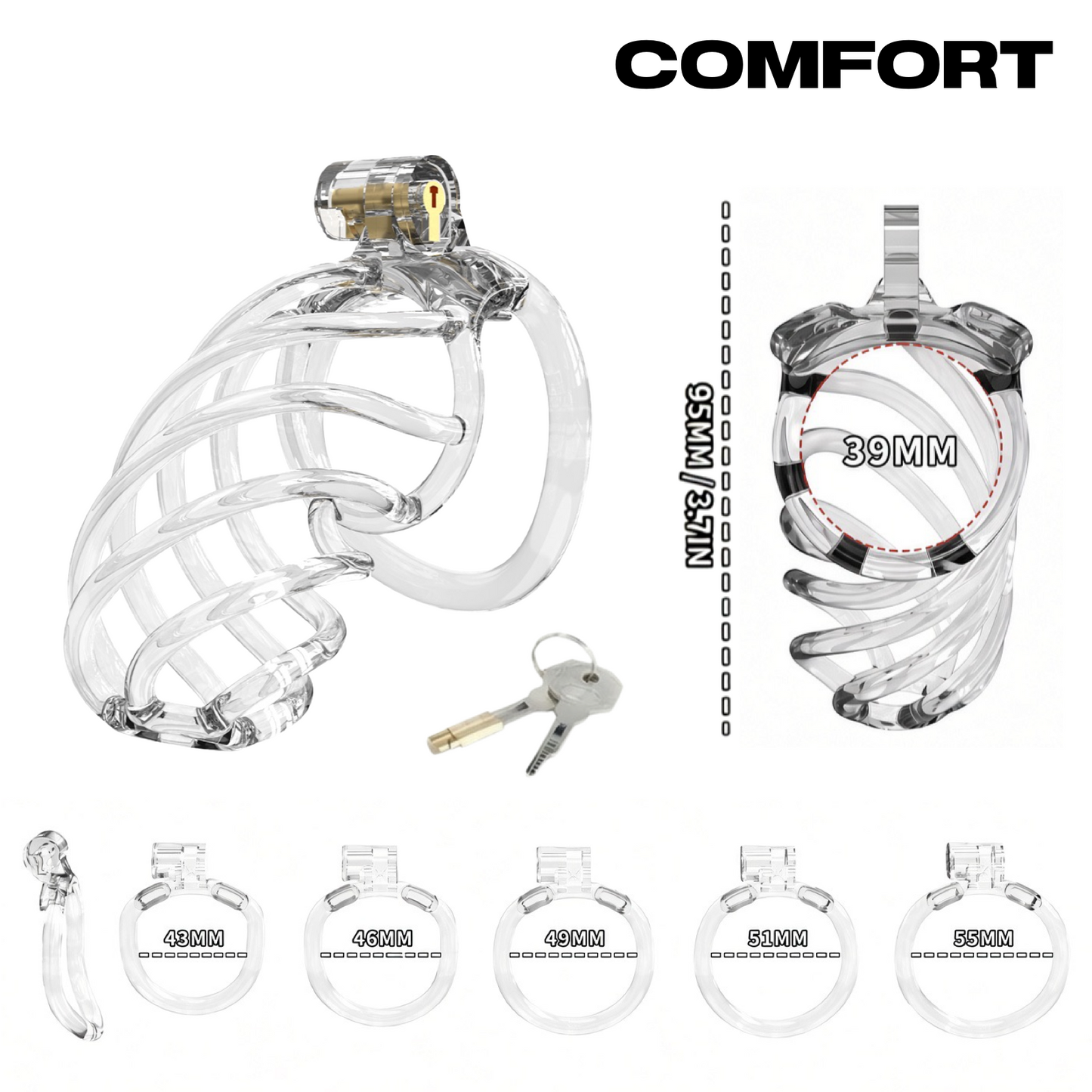 Twist Chastity Cage