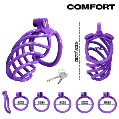 Jaula de Castidad COMFORT (Negro)
