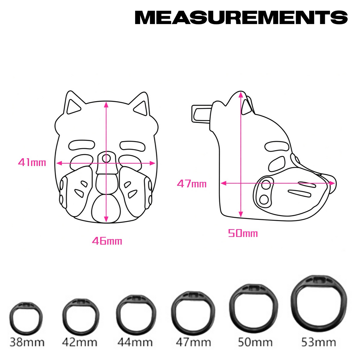 Pup Hood Chastity Cage