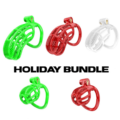 Holiday Bundle Chastity Cage Honeycomb (2 Cages)