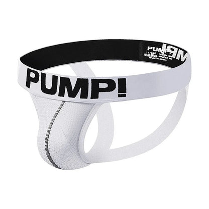 PUMP! Black & White Mesh Jockstrap