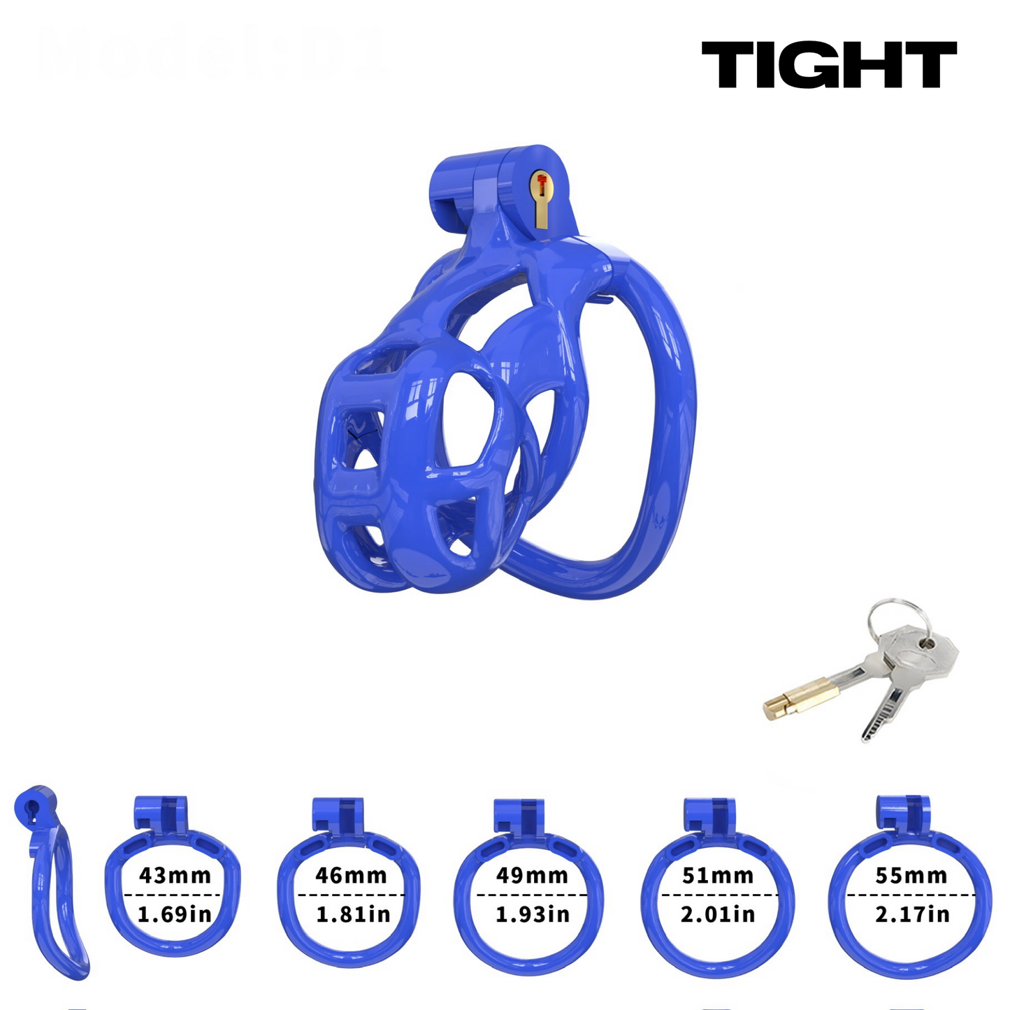 Chastity Cage Blue Balls