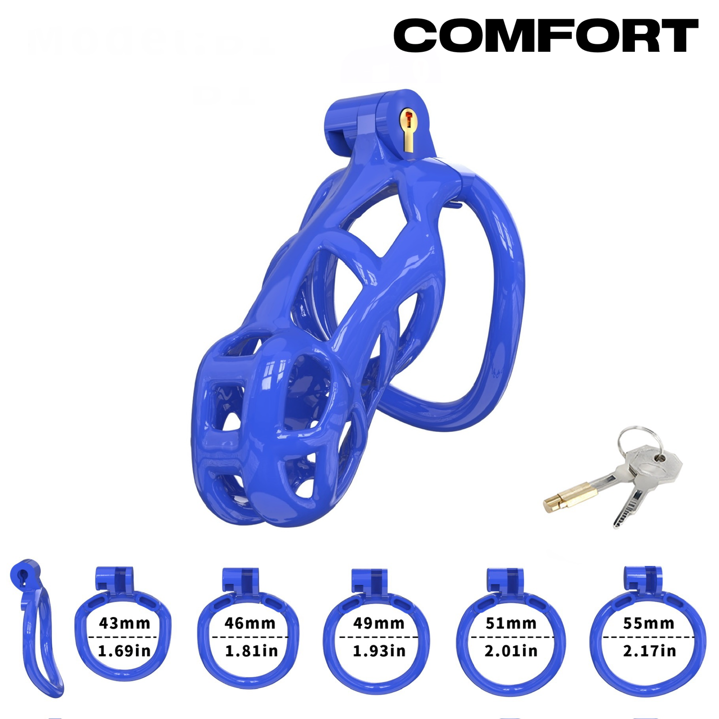 Chastity Cage Blue Balls