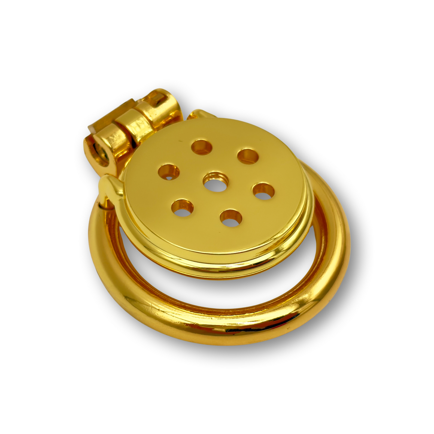 Flat Steel Chastity Cage