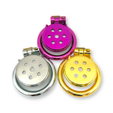 Flat Steel Chastity Cage