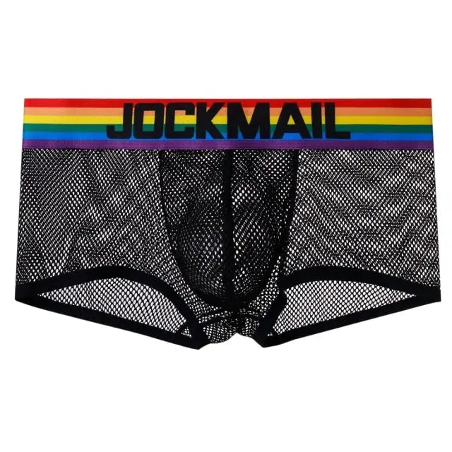 JOCKMAIL Rainbow Trunks (Mesh)