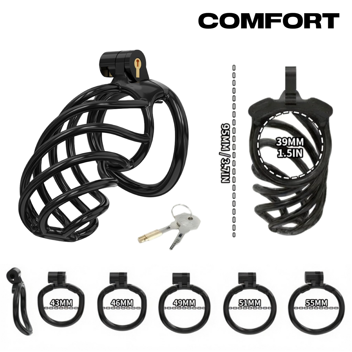 Twist Chastity Cage