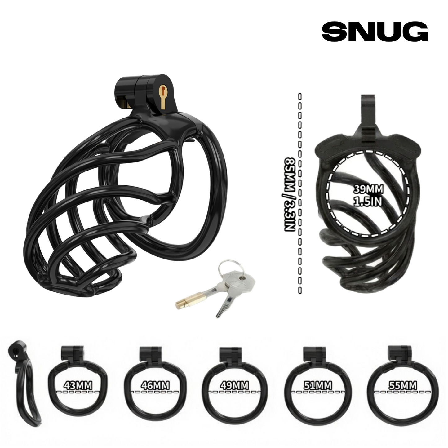 Twist Chastity Cage
