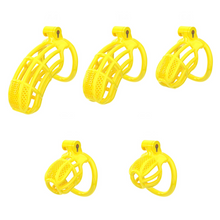 Chastity Cage Honeycomb WS Yellow